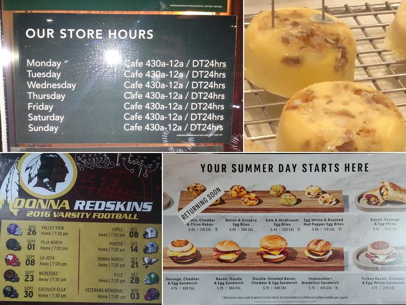 Starbucks Menu