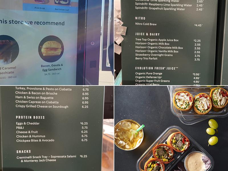 Starbucks Menu