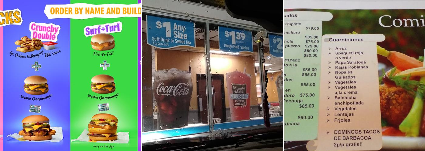McDonald's Menu