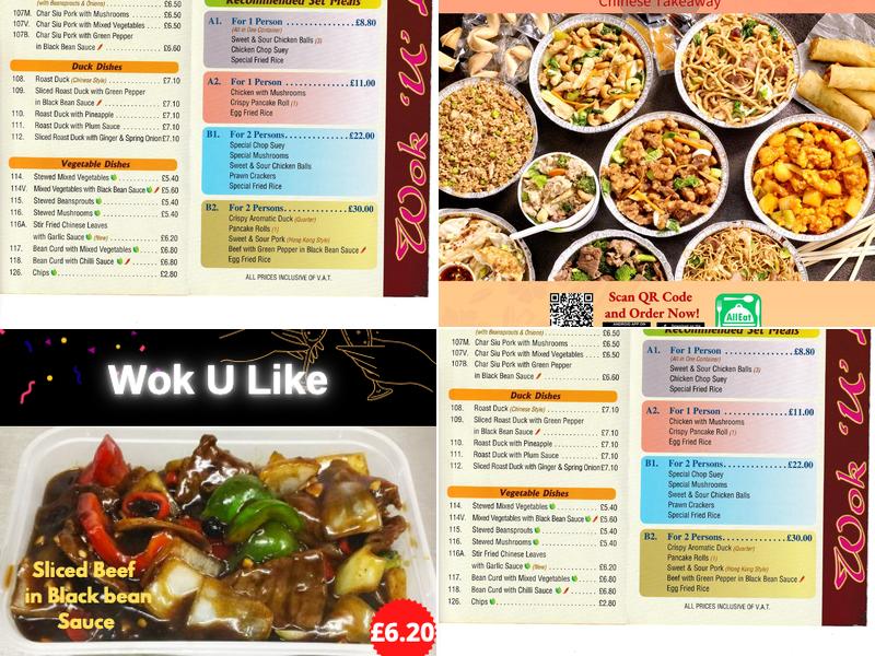 Wok U Like Menu