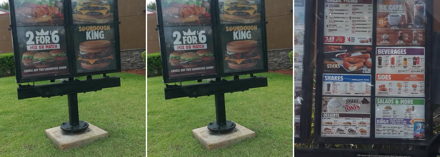 Burger King Menu