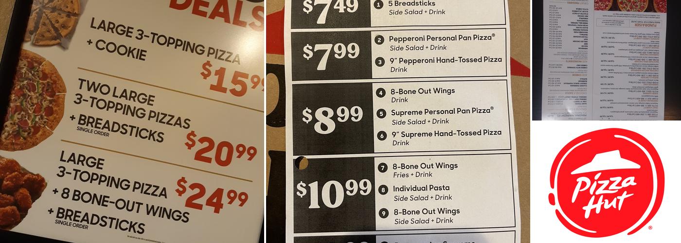Pizza Hut Menu