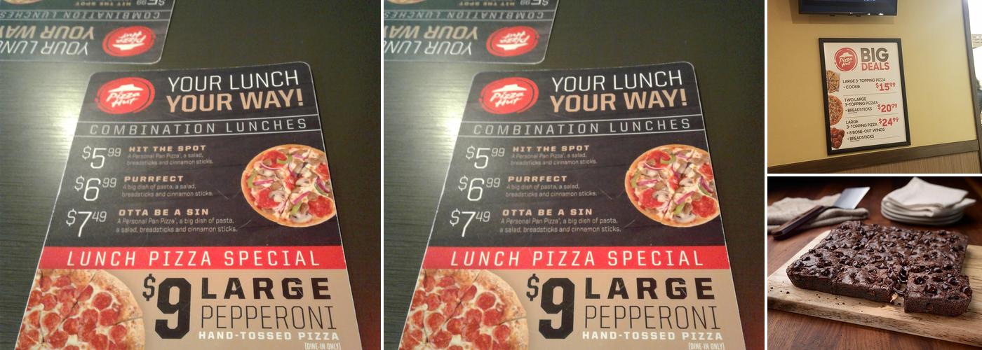 Pizza Hut Menu