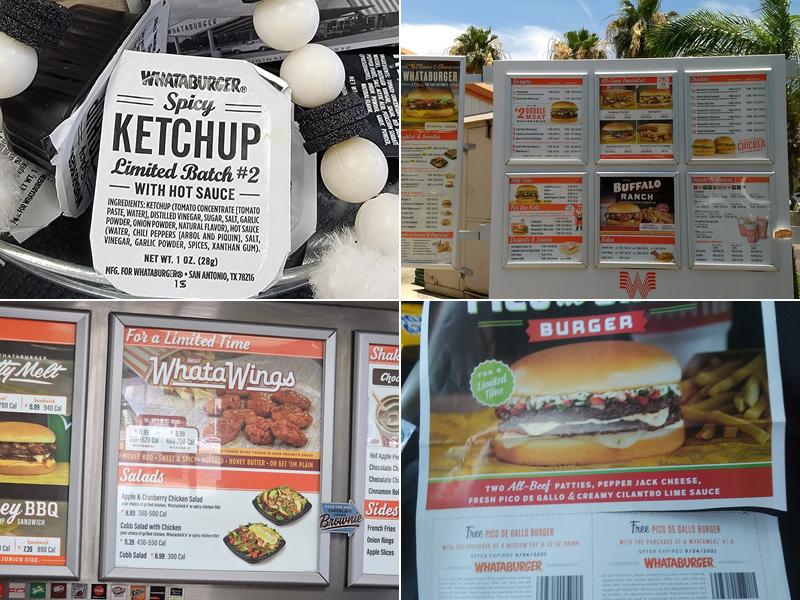 Whataburger Menu