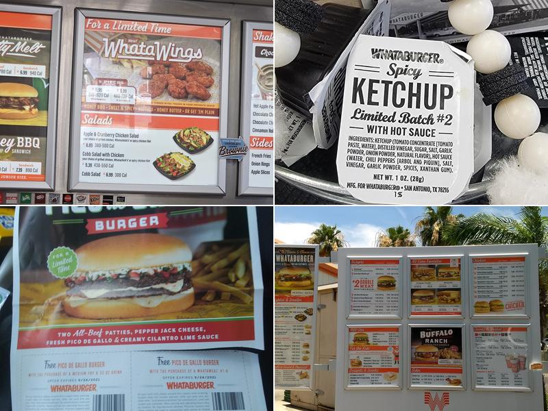 Whataburger Menu