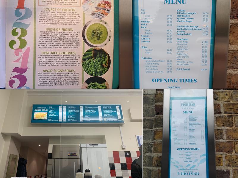 Berkhamsted Fish Bar Menu