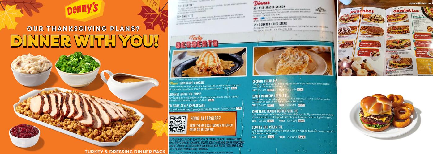 Denny's Restaurant Menu