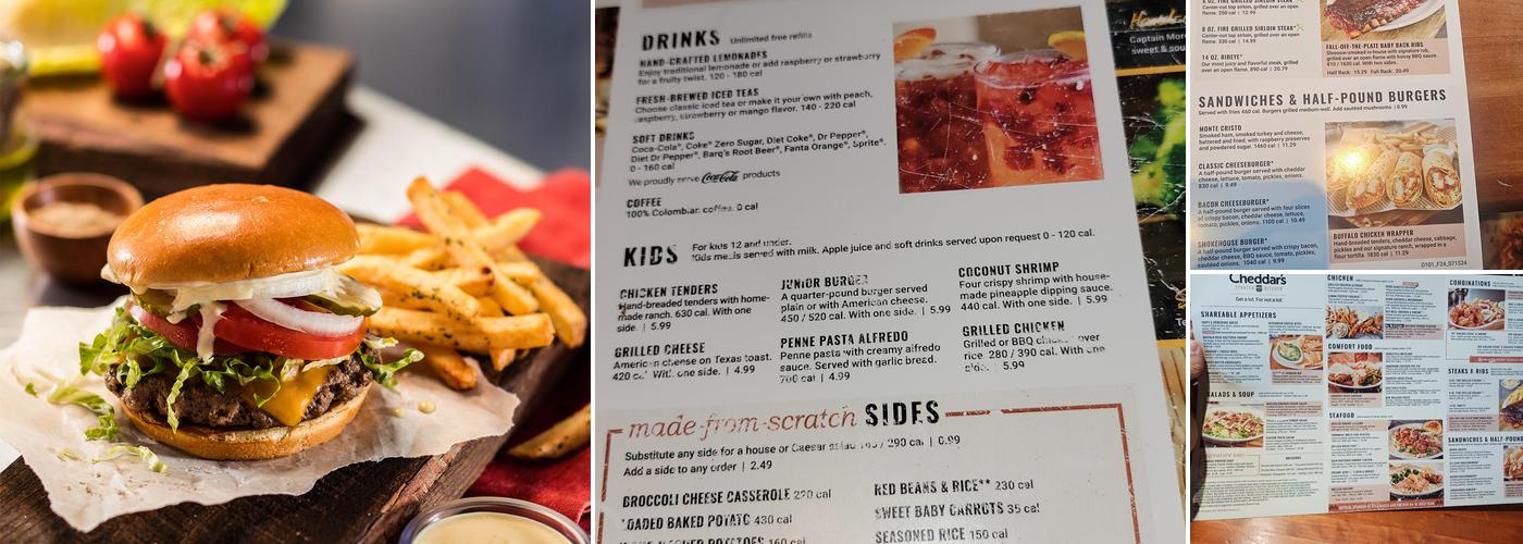 Cheddar's Scratch Kitchen Menu