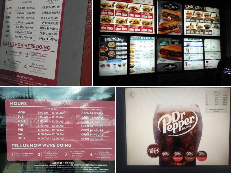 Jack in the Box Menu