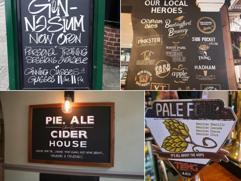 The Brewery Tap Menu