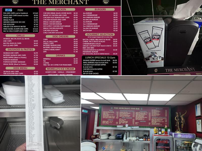 Merchant Fish & Chip Shop Ballymena Menu