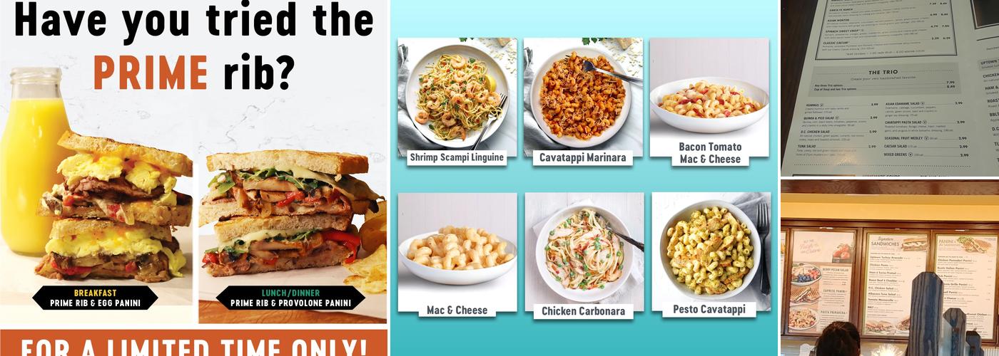 Corner Bakery Cafe Menu