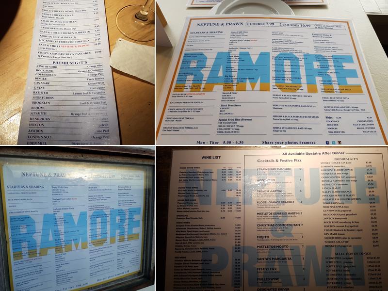 Neptune & Prawn Menu