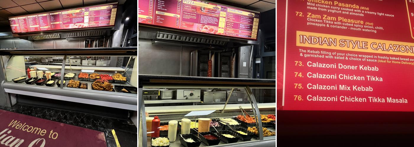 Indian Ocean Portrush Menu