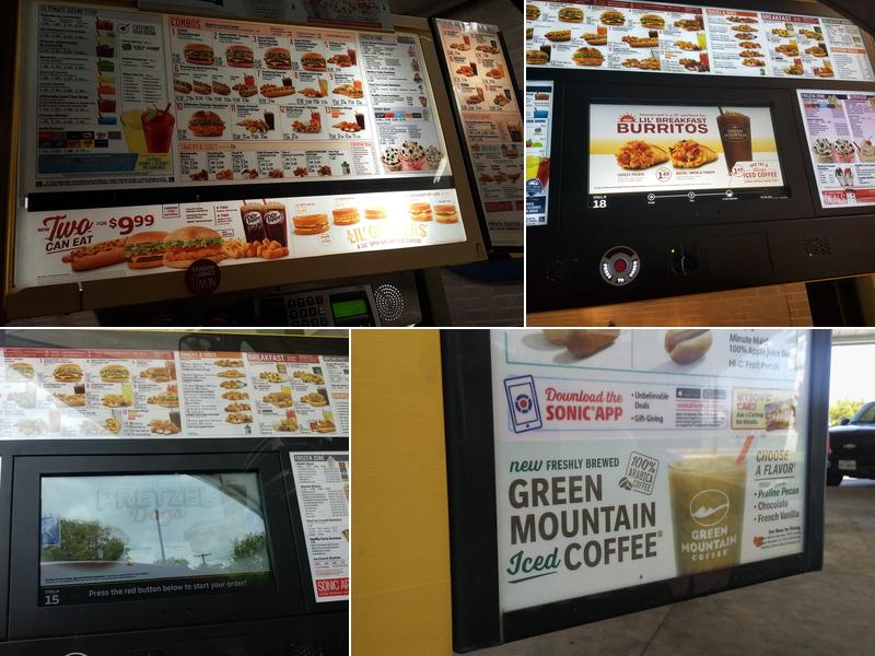 Sonic Drive-In Menu