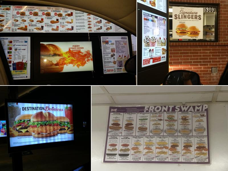 Sonic Drive-In Menu