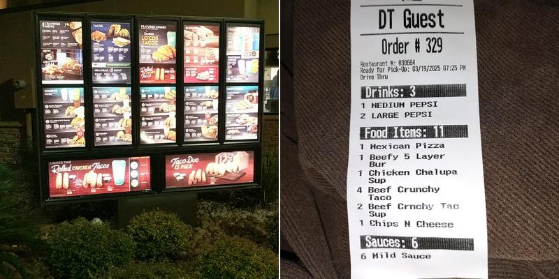 Taco Bell Menu