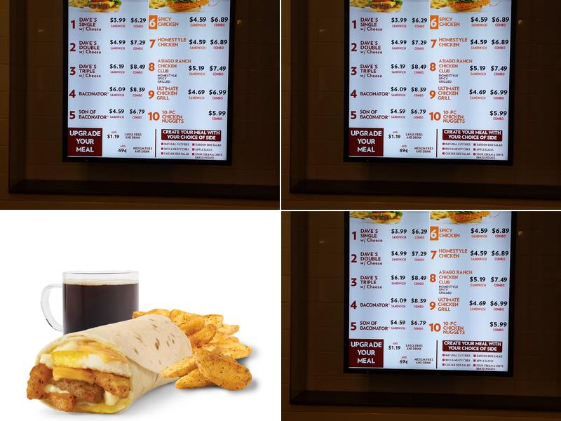 Wendy's Menu