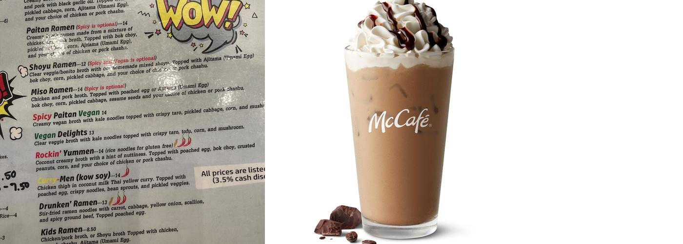McDonald's Menu