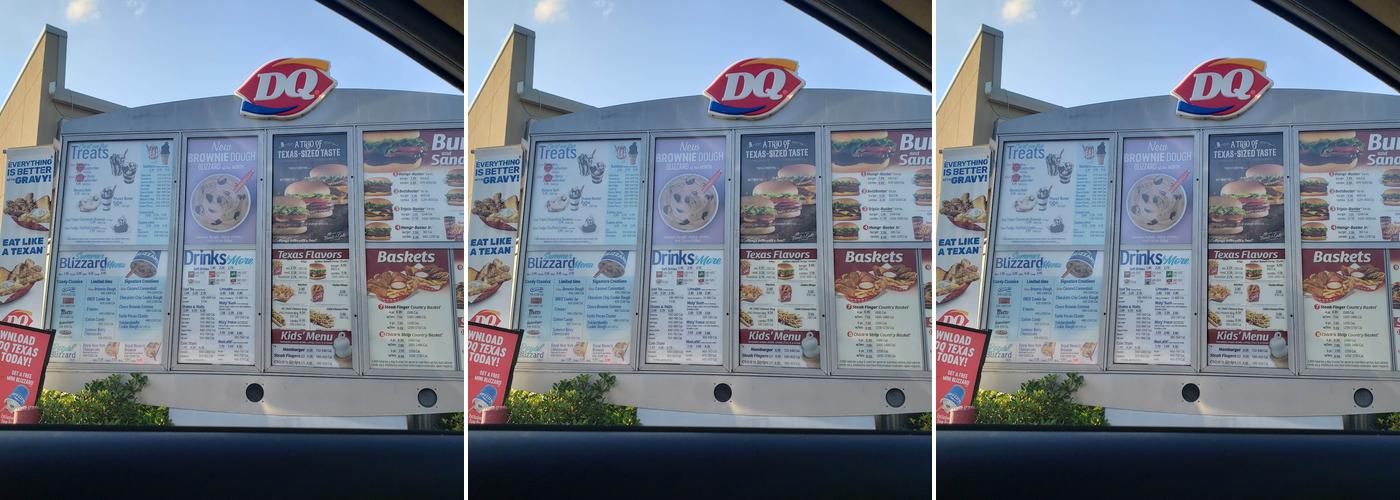 Dairy Queen Menu