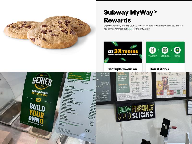 Subway Menu