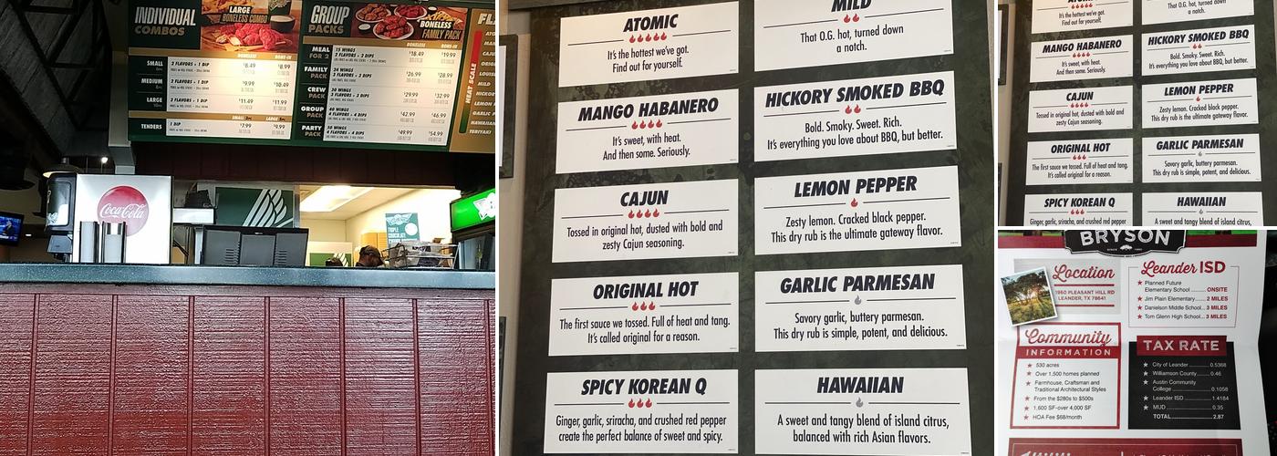 Wingstop Menu