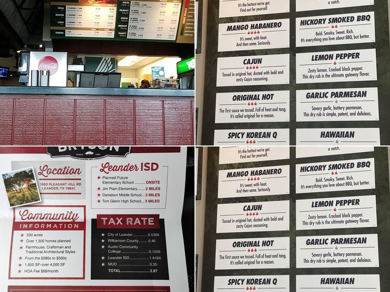 Wingstop Menu