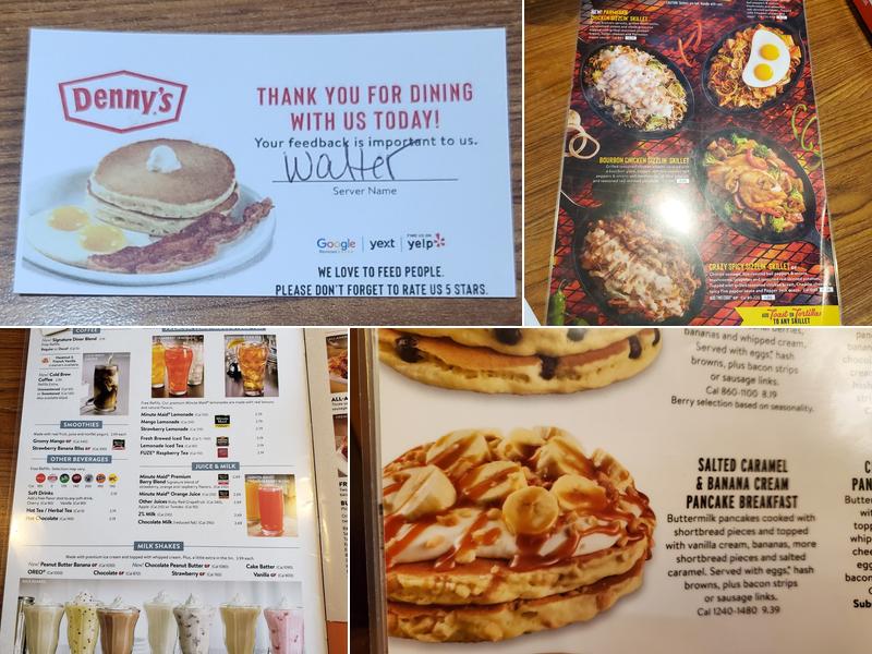 Denny's Restaurant Menu