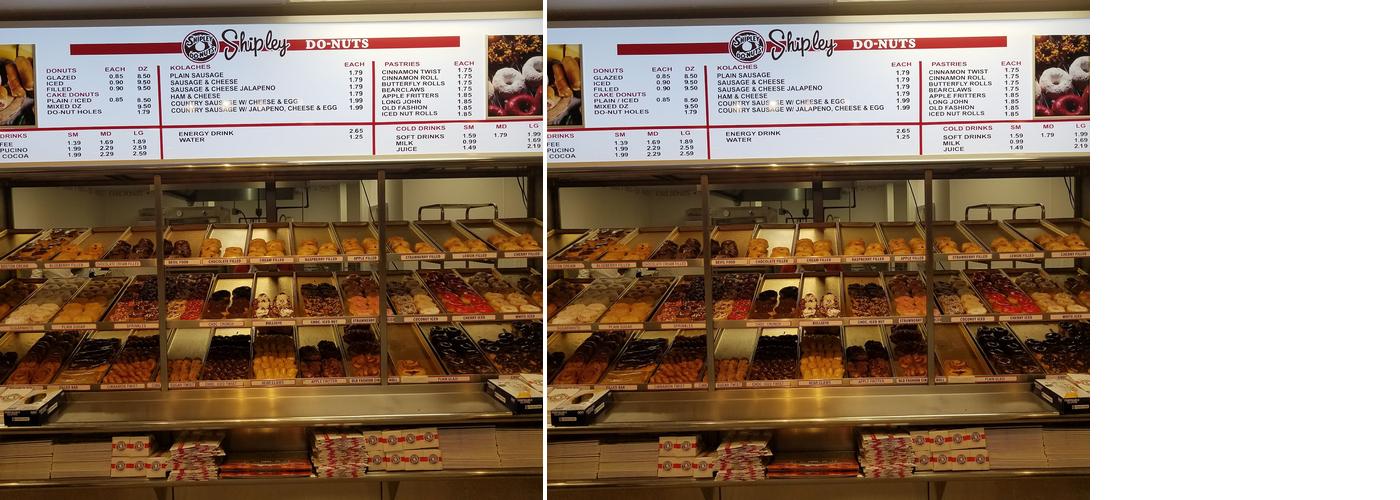 Shipley Do-Nuts Menu