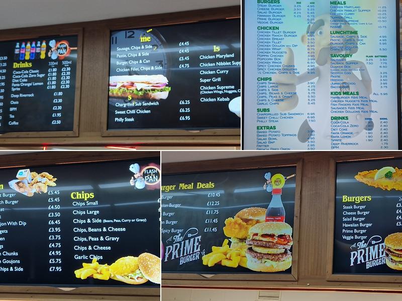 Flash In The Pan Menu