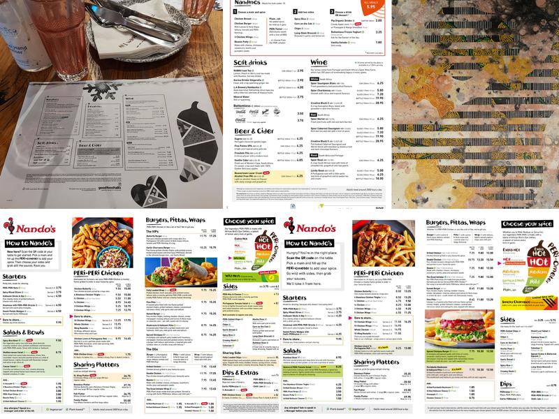 Nando's Broughton Park Menu