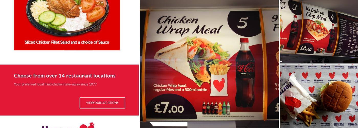 Herrons Country Fried Chicken Kilkeel Menu