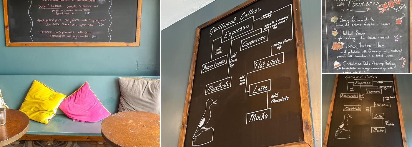 The Guillemot Café Menu