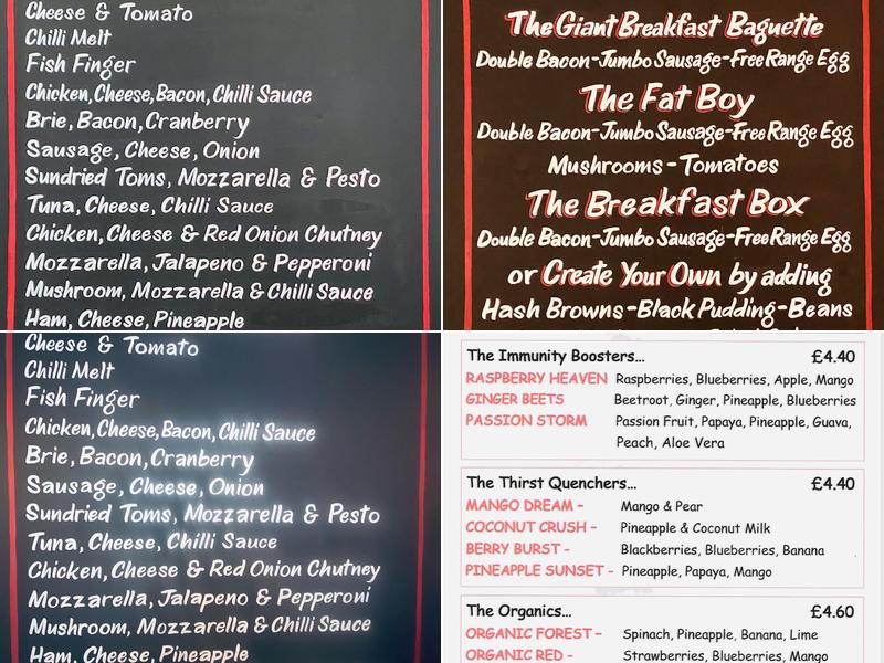 PAMS Menu