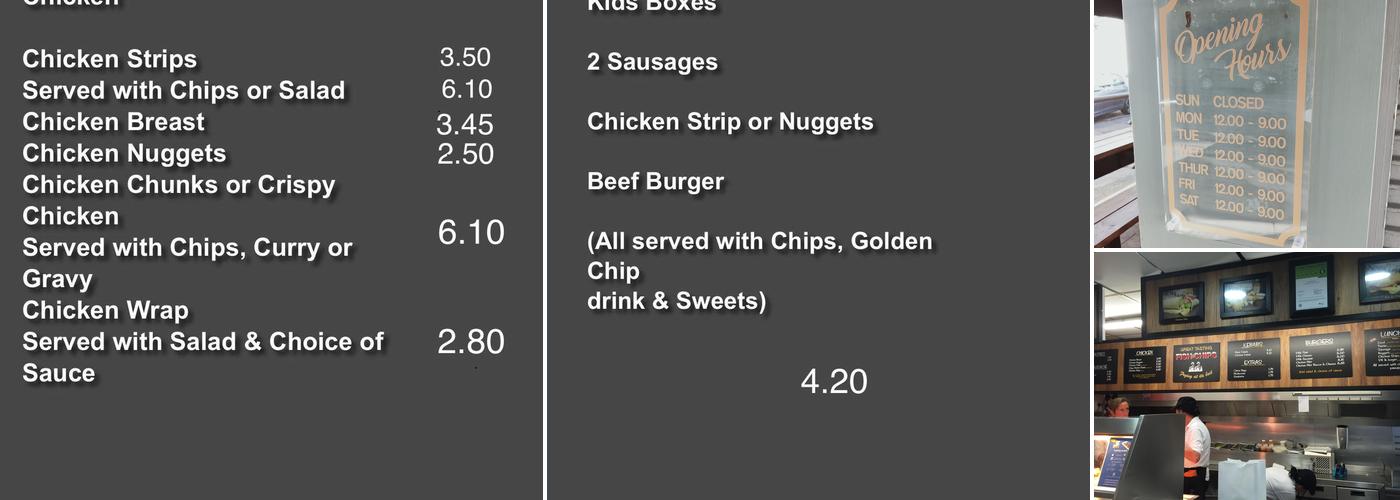 Golden Chip Menu