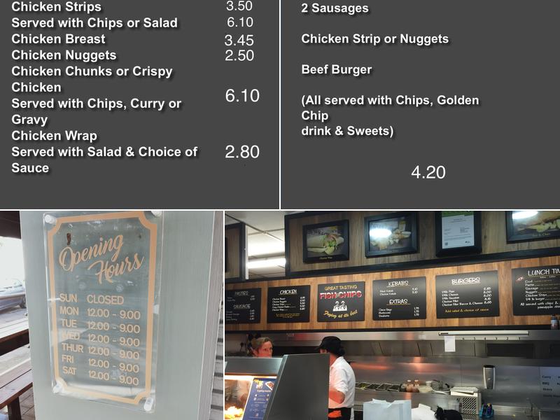 Golden Chip Menu