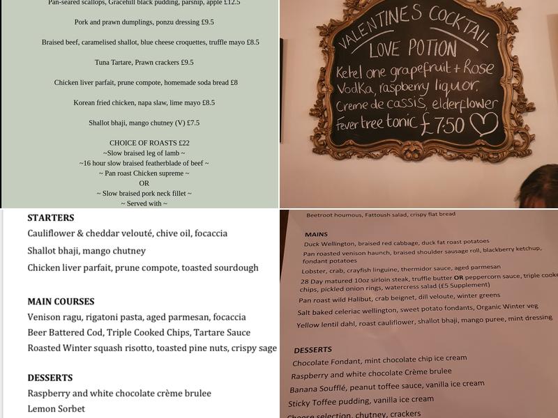 Bistro Este Menu