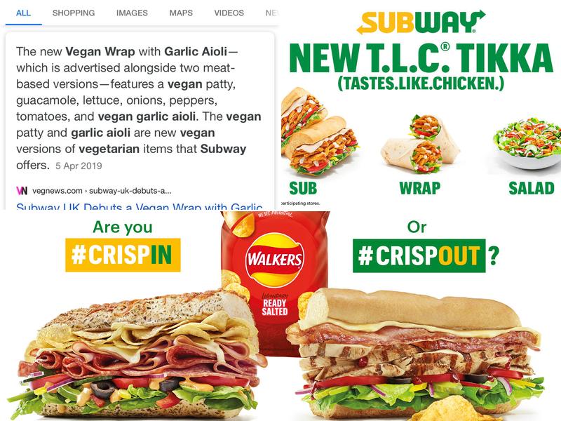Subway Menu