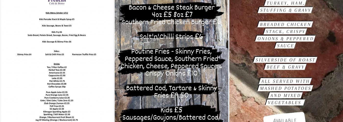 French's Cafe and Bistro Menu