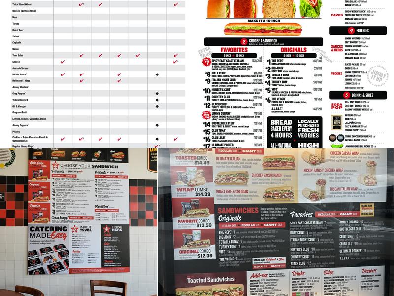 Jimmy John's Menu