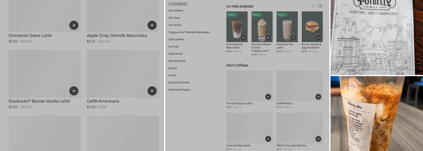 Starbucks Menu