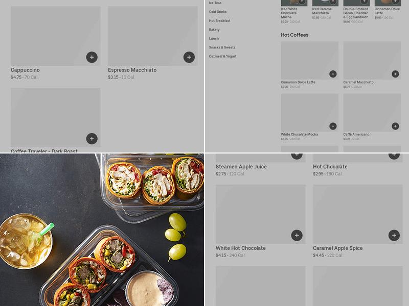 Starbucks Coffee Company Menu