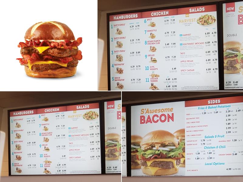 Wendy's Menu
