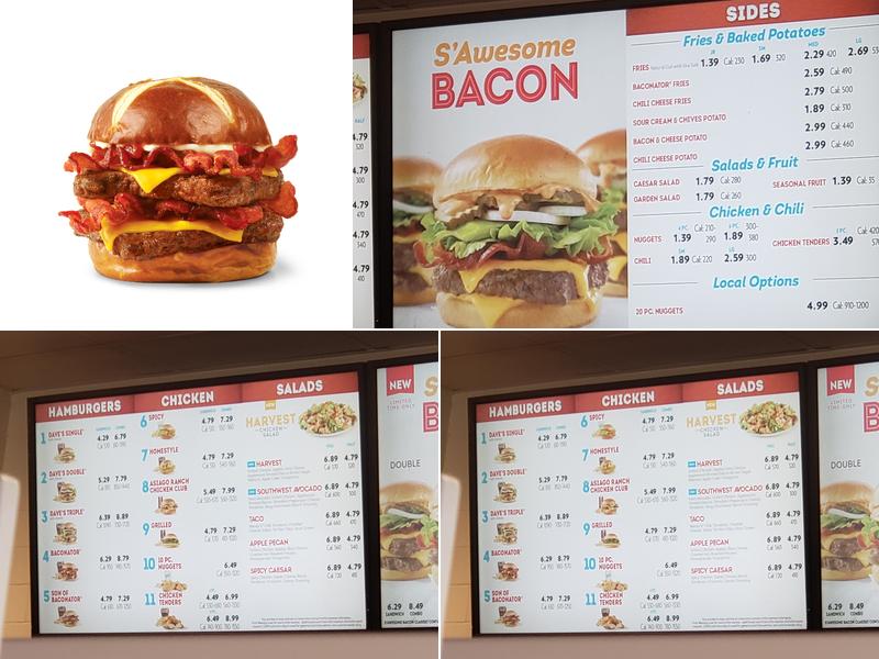 Wendy's Menu
