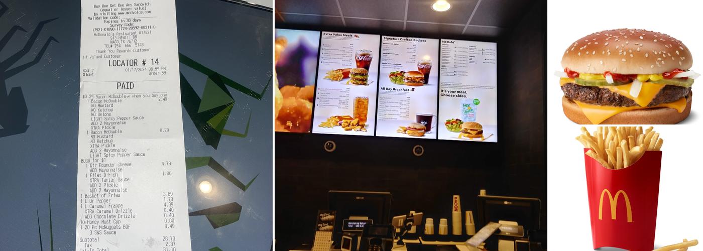 McDonald's Menu