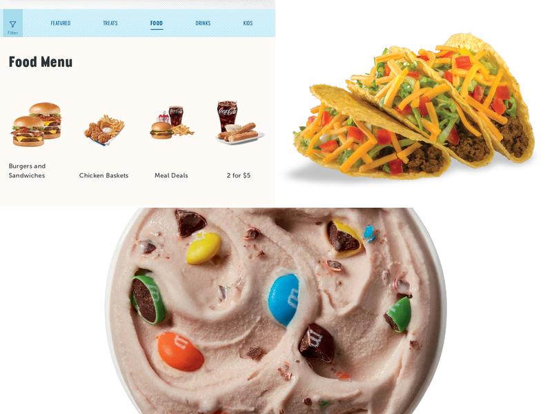 Dairy Queen Menu