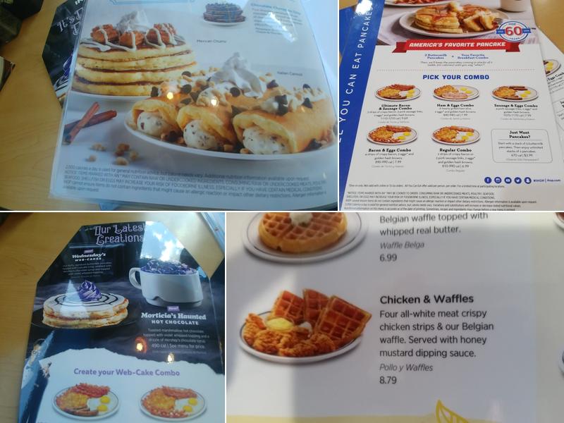 IHOP Menu