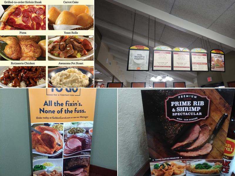 Golden Corral Buffet & Grill Menu