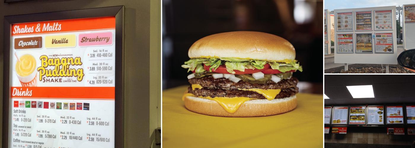 Whataburger Menu