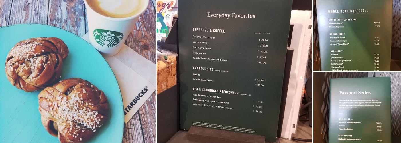 Starbucks Menu